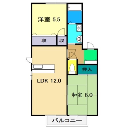 リバーサイド舞高の物件間取画像